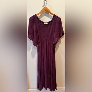 In Bloom Deep Plum Dress New Without Tags
